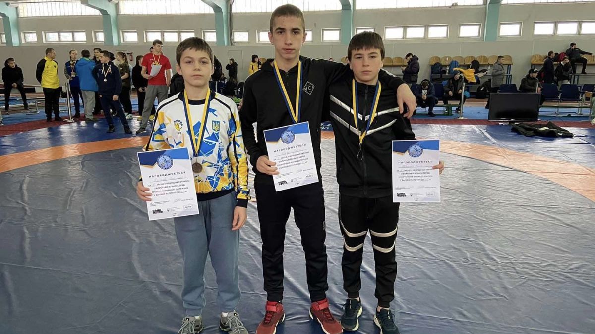 Коломияни отримали призові місця на Чемпіонаті України з вільної боротьби