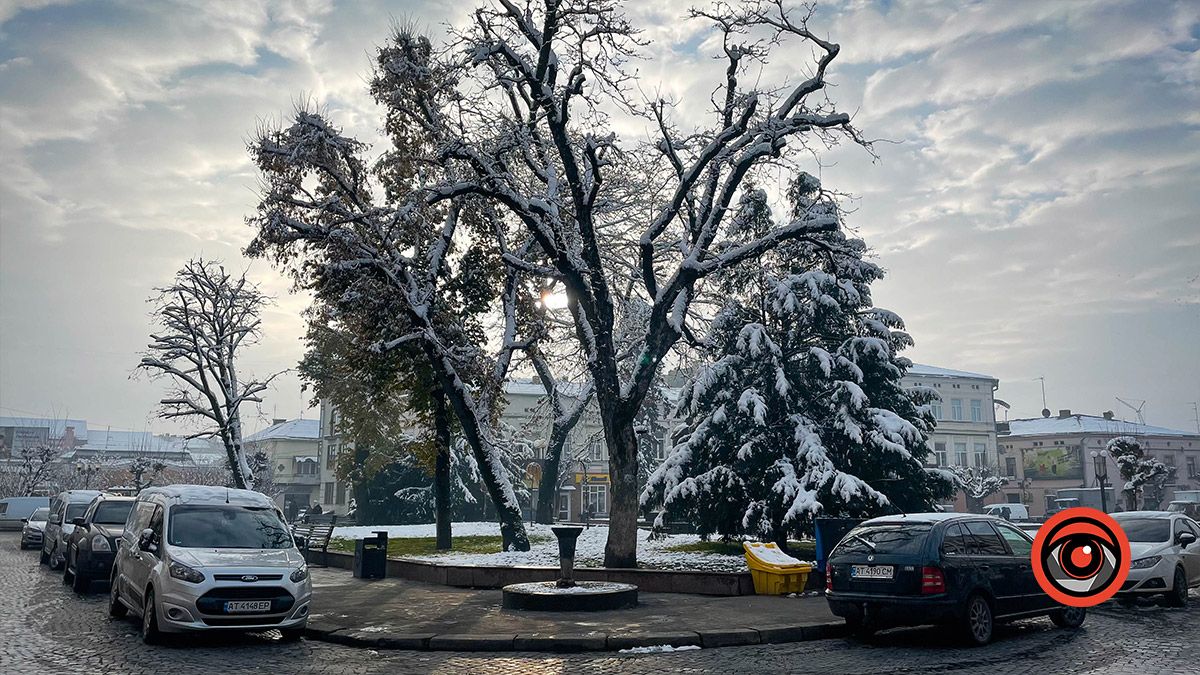 Мороз і мокрий сніг: погода в Коломиї 23 листопада