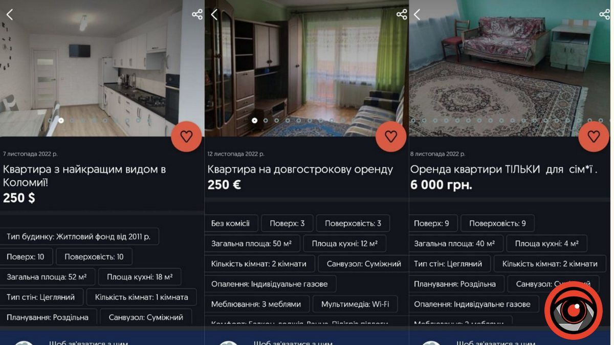 Які ціни у листопаді на оренду житла в Коломиї 6