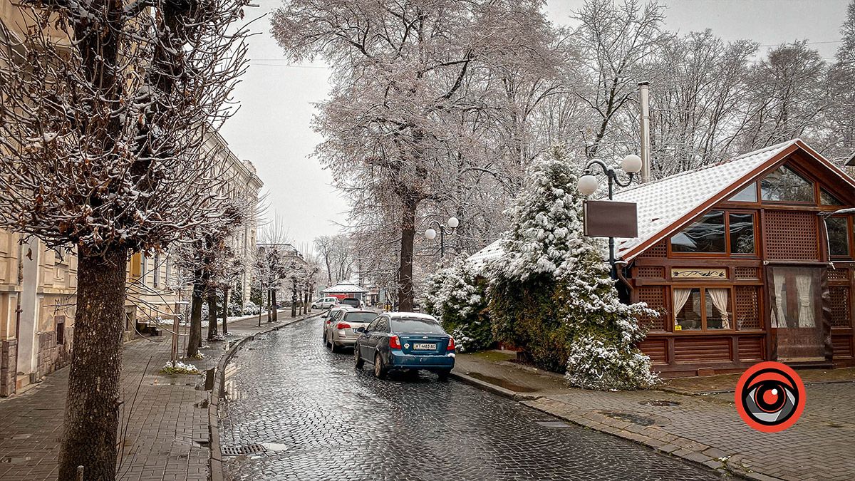 Коломия під першим снігом: фоторепортаж 26