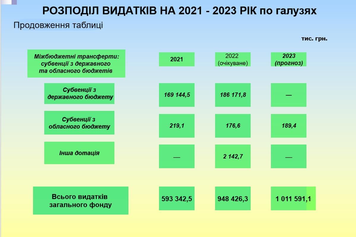 Бюджет Коломиї на 2023 рік- понад мільярд: інфографіка 15