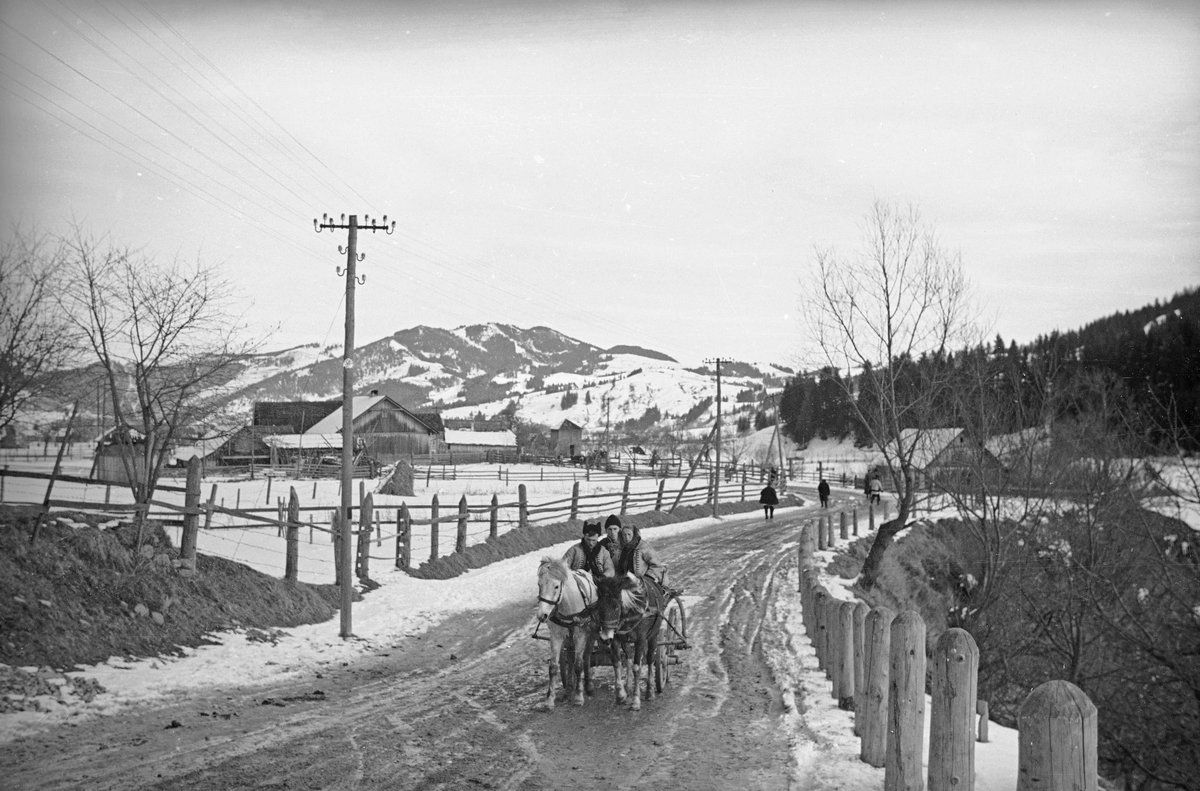 Сторічні зимові фото Ворохти, Татарова і Верховини / Жаб'є 13
