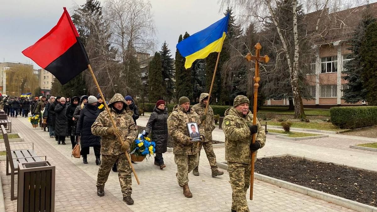 Городенківщина пропрощалась із загиблим Любомиром Хамцем 4