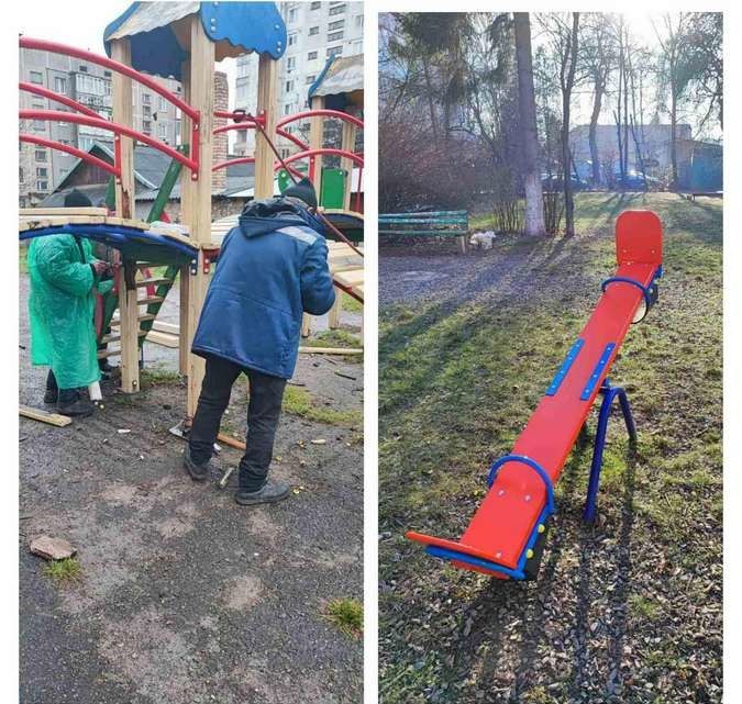 У Коломиї відремонтували 10 дитячих майданчиків 1
