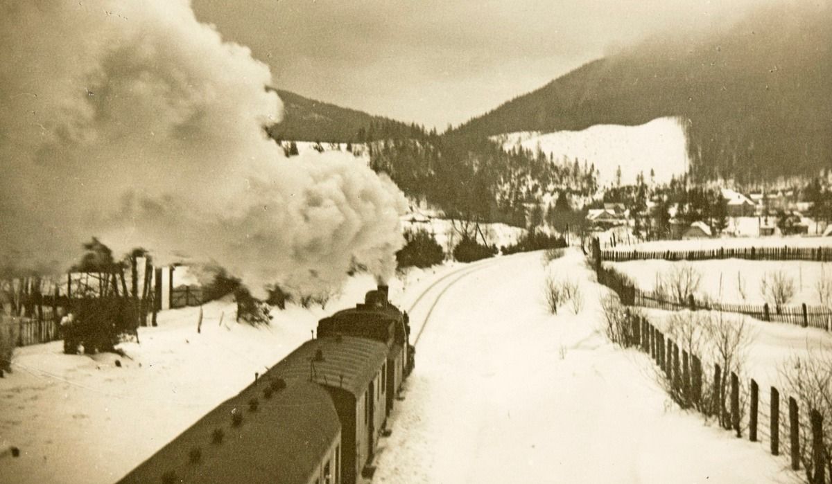 Сторічні зимові фото Ворохти, Татарова і Верховини / Жаб'є 14