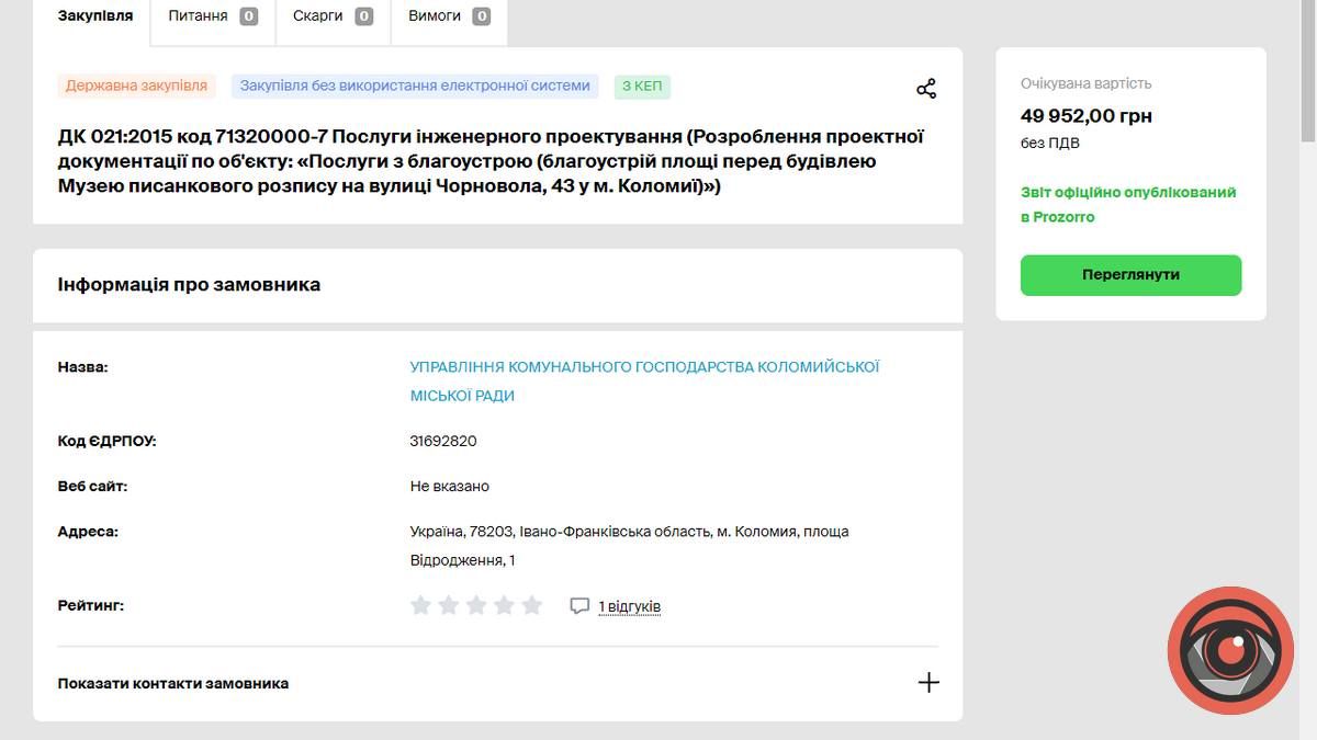 У Коломиї відбулось два тендери на проект реконструкції та благоустрою площі перед Писанкою 4