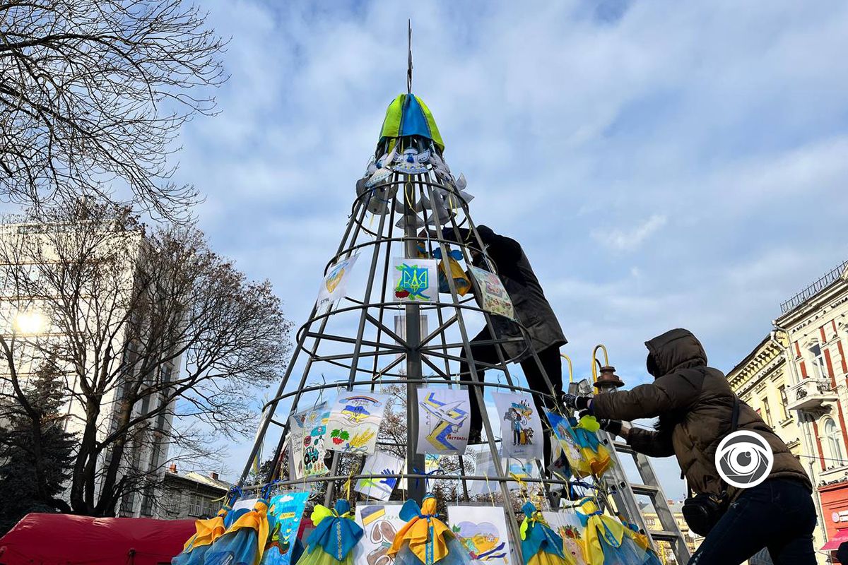 Ялинка Перемоги: у Франківську встановлюють особливе новорічне дерево 3