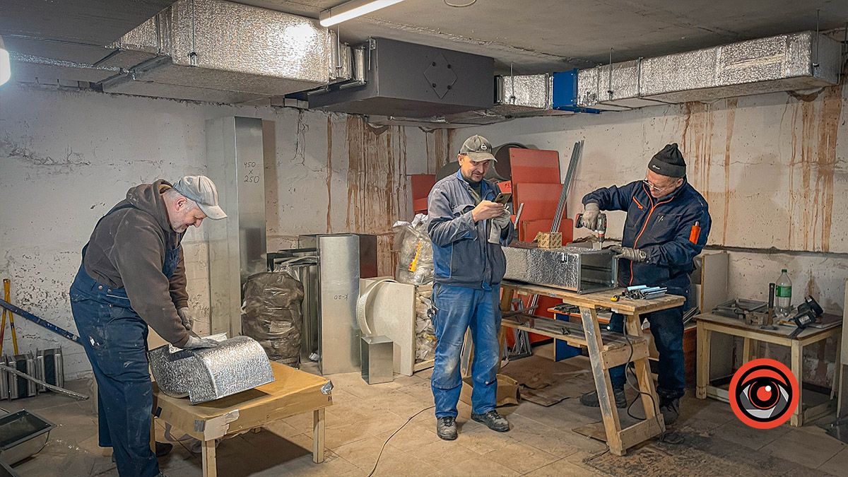 В укритті ДНЗ №20 встановлюють сучасну систему вентиляції з підігрівом 2