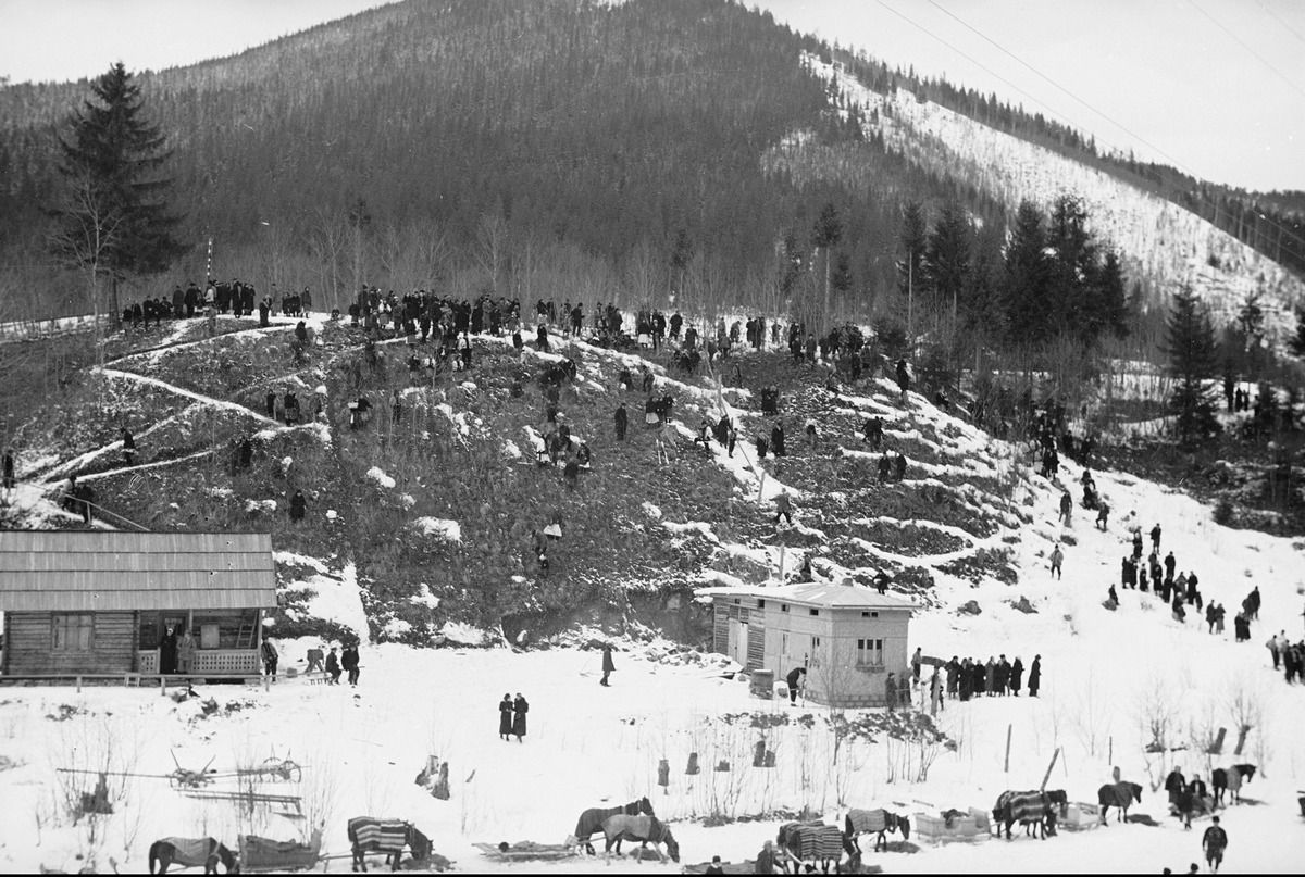 Сторічні зимові фото Ворохти, Татарова і Верховини / Жаб'є 20