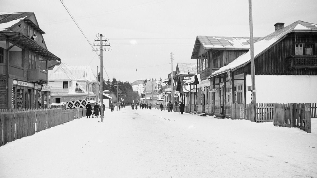 Сторічні зимові фото Ворохти, Татарова і Верховини / Жаб'є 19