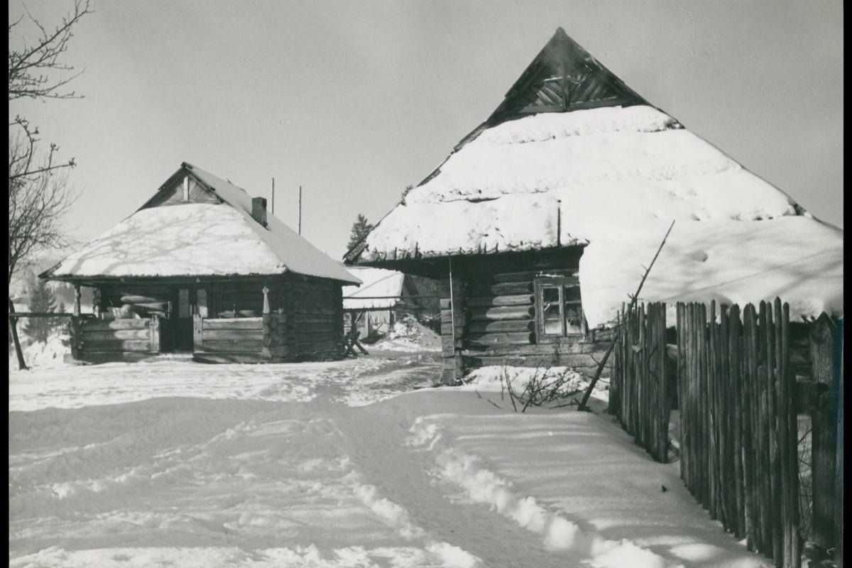Сторічні зимові фото Ворохти, Татарова і Верховини / Жаб'є 32