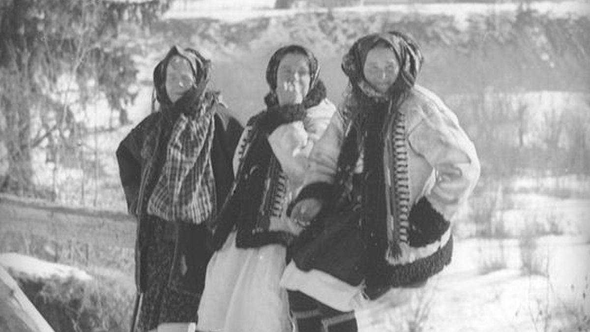 Сторічні зимові фото Ворохти, Татарова і Верховини / Жаб'є 5