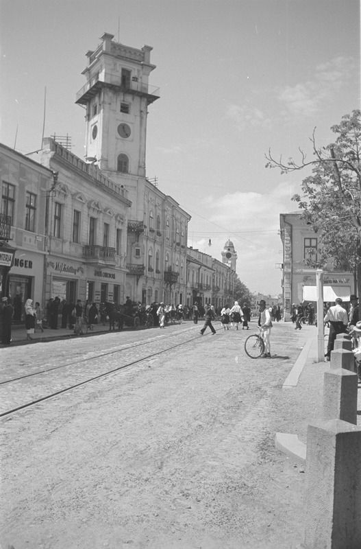 Коломия, п. ХХ ст, вид на міську ратушу