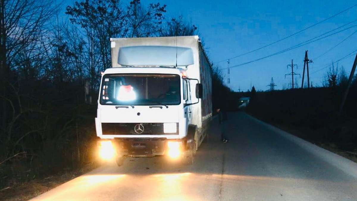 У Надвірній зупинили вантажівку із краденим лісом