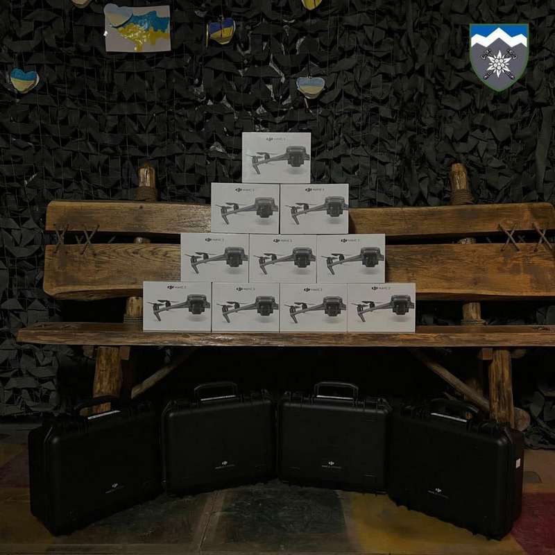 15 квадрокоптерів вдалось придбати для військових 10 ОГШБ 3