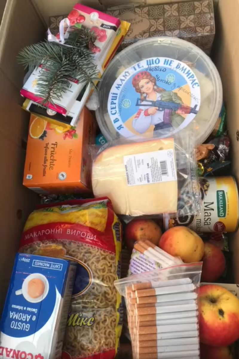 Ґаздині з Нижнього Вербіжа передали смачні подарунки військовим на Різдвяні свята 2