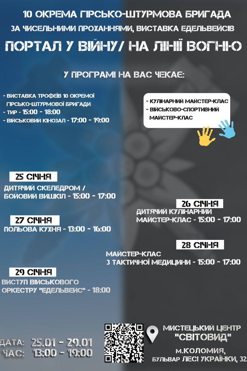 У Коломиї знову відкривається виставка “Портал у війну/На лінії вогню” 1