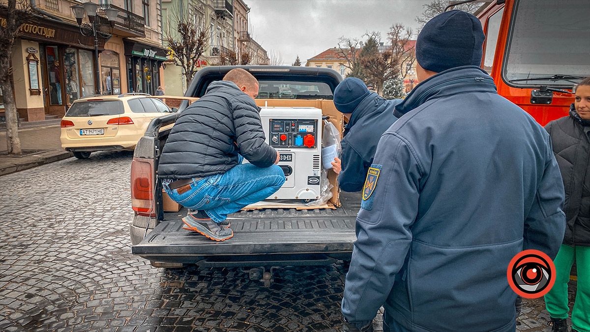 Коломийський Пункт Незламності отримав новий потужний генератор 3