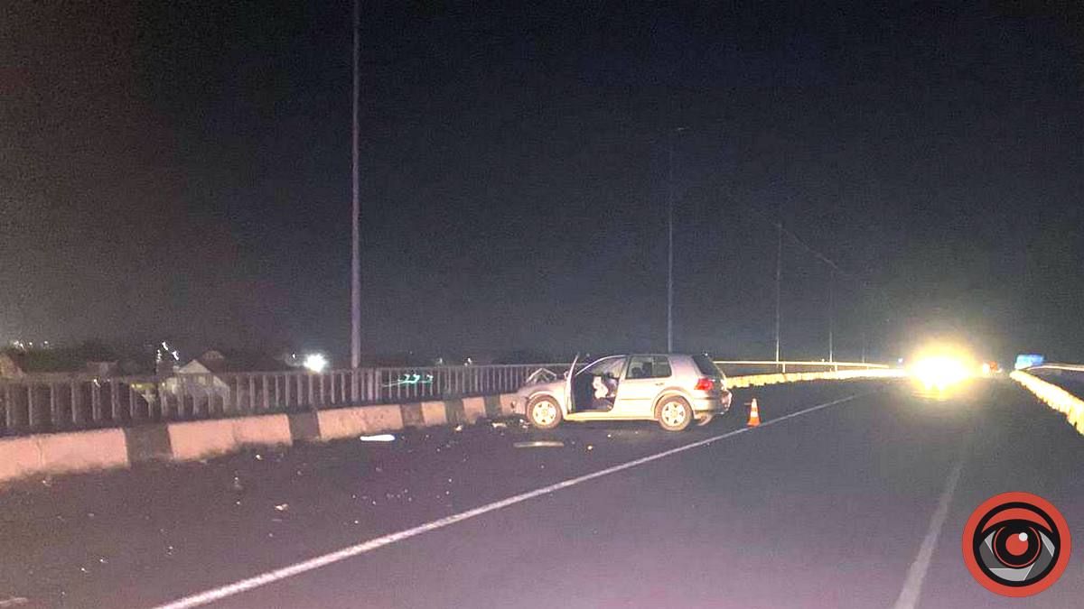 У Коломиї трапилась аварія на естакаді 5