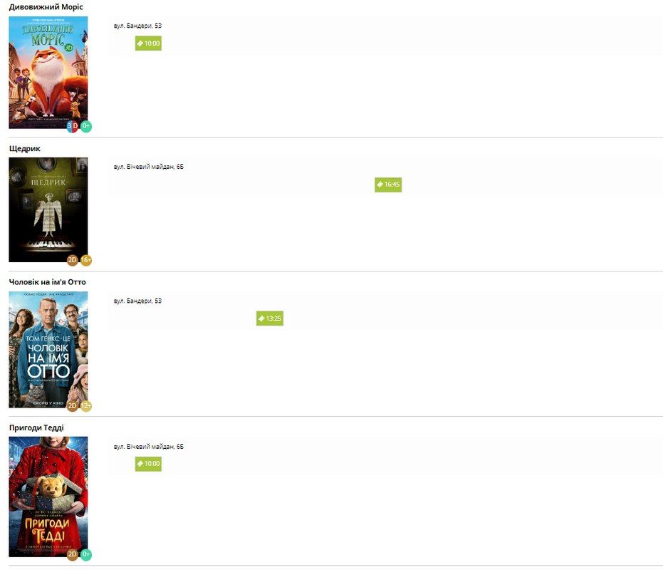 Куди піти у Коломиї 24 січня 1