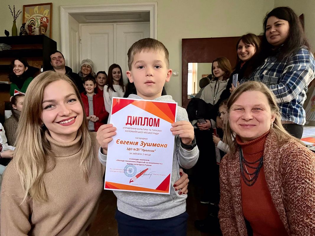 У Коломиї обрали переможців конкурсу патріотичних малюнків 2