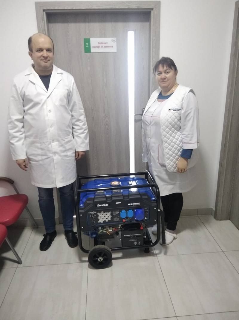 У Городенківській громаді закупили 11 генераторів для медзакладу 1