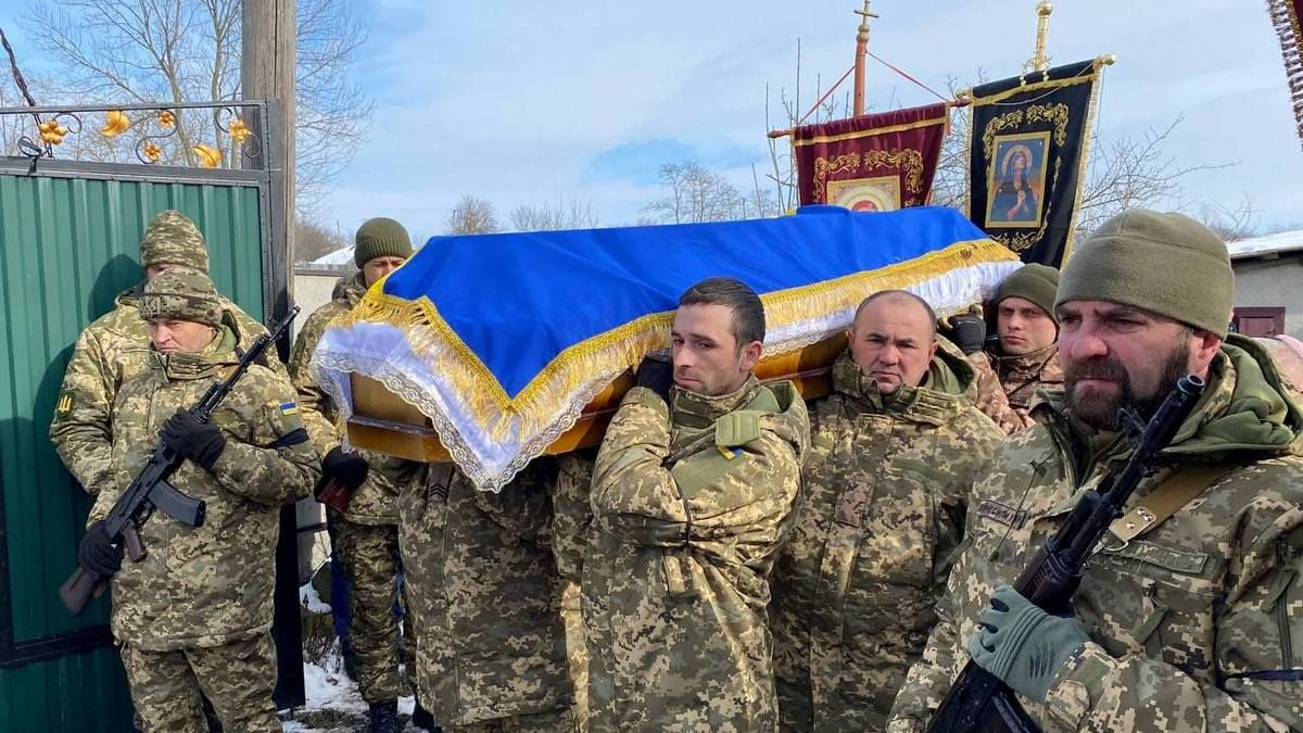 На Городенківщині попрощалися із загиблим Героєм Володимиром Дронюком