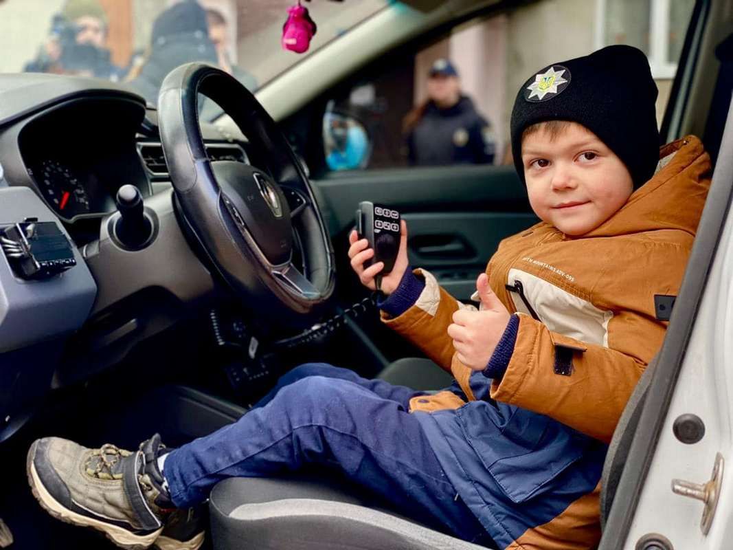 Поліцейські здійснили мрію сина Героя з Коломиї, який загинув на війні 2
