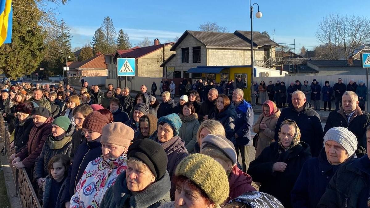 У Городенці віддали шану полеглому Герою Андрію Гайсану 2