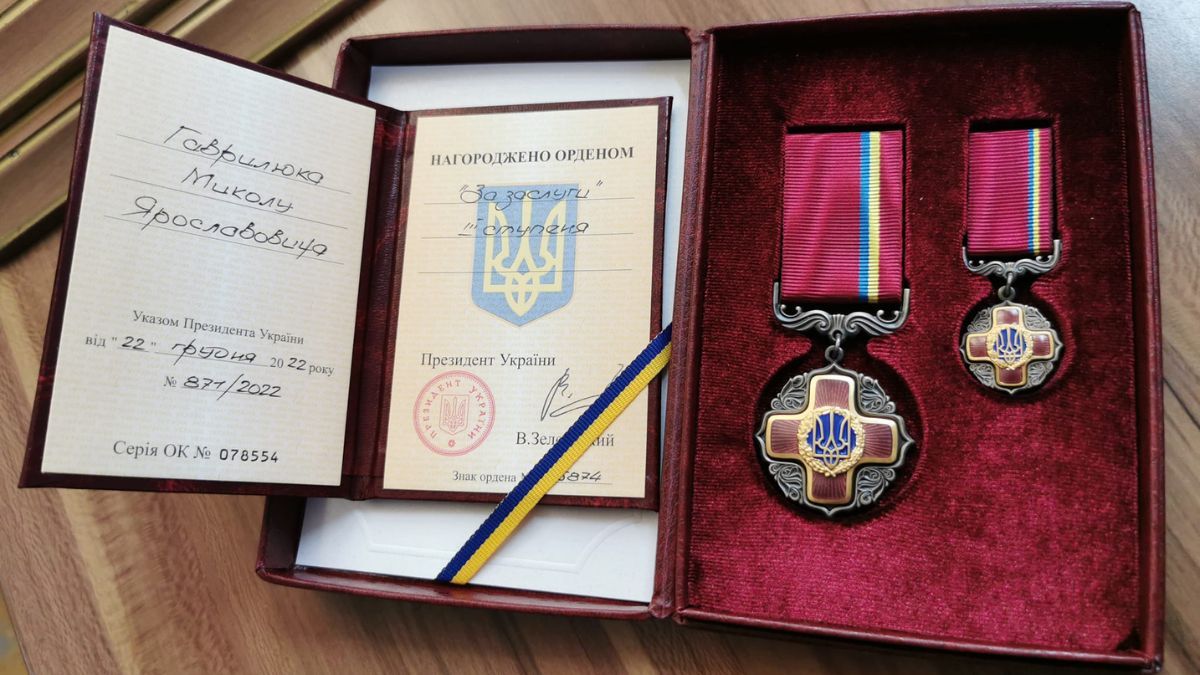 Коломийського енергетика Миколу Гаврилюка нагородили орденом "За заслуги ІІІ ступеня" 1
