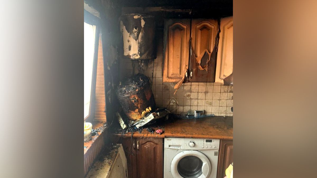 На Коломийщині горіла літня кухня