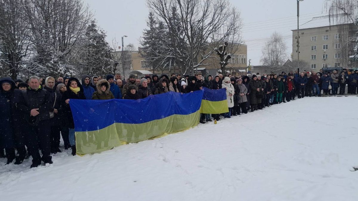 Отинія зустріла загиблого Героя Дмитро Годованця 1