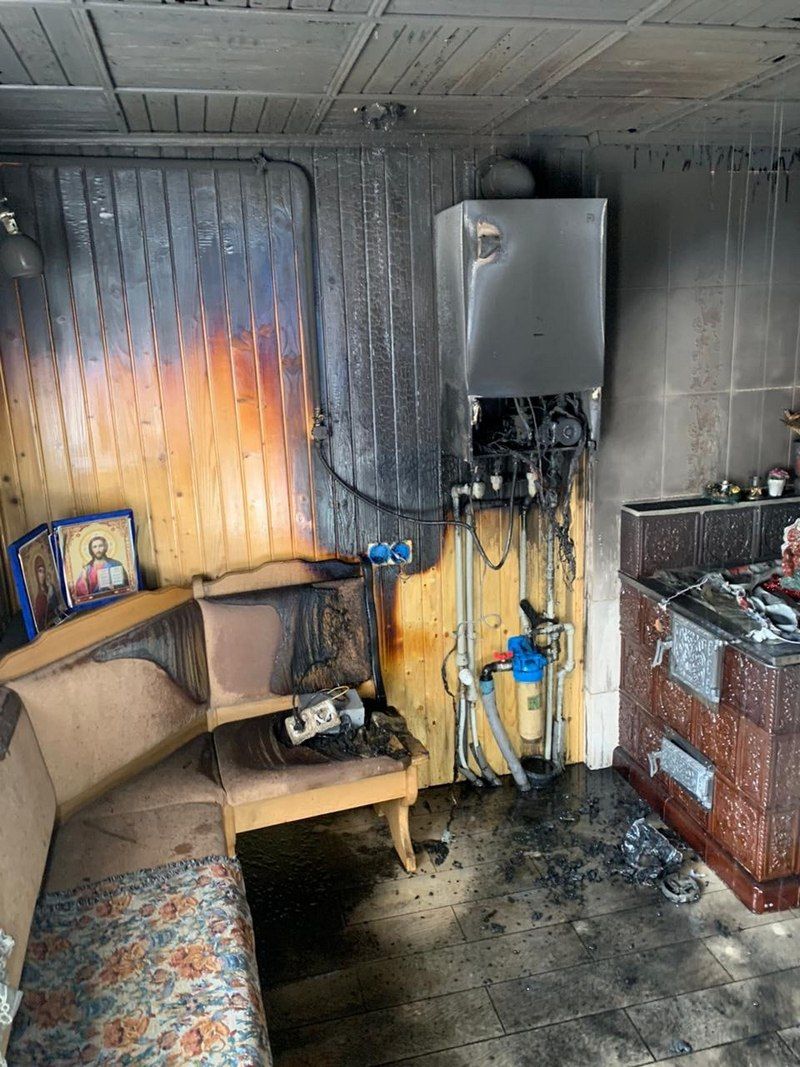 На Коломийщині горів житловий будинок 1