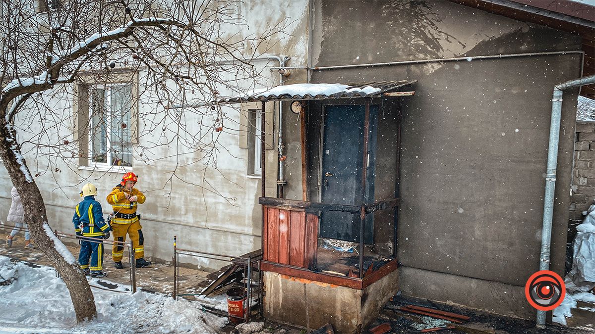 Недільна пожежа у Коломиї на вулиці Хмельницького 3