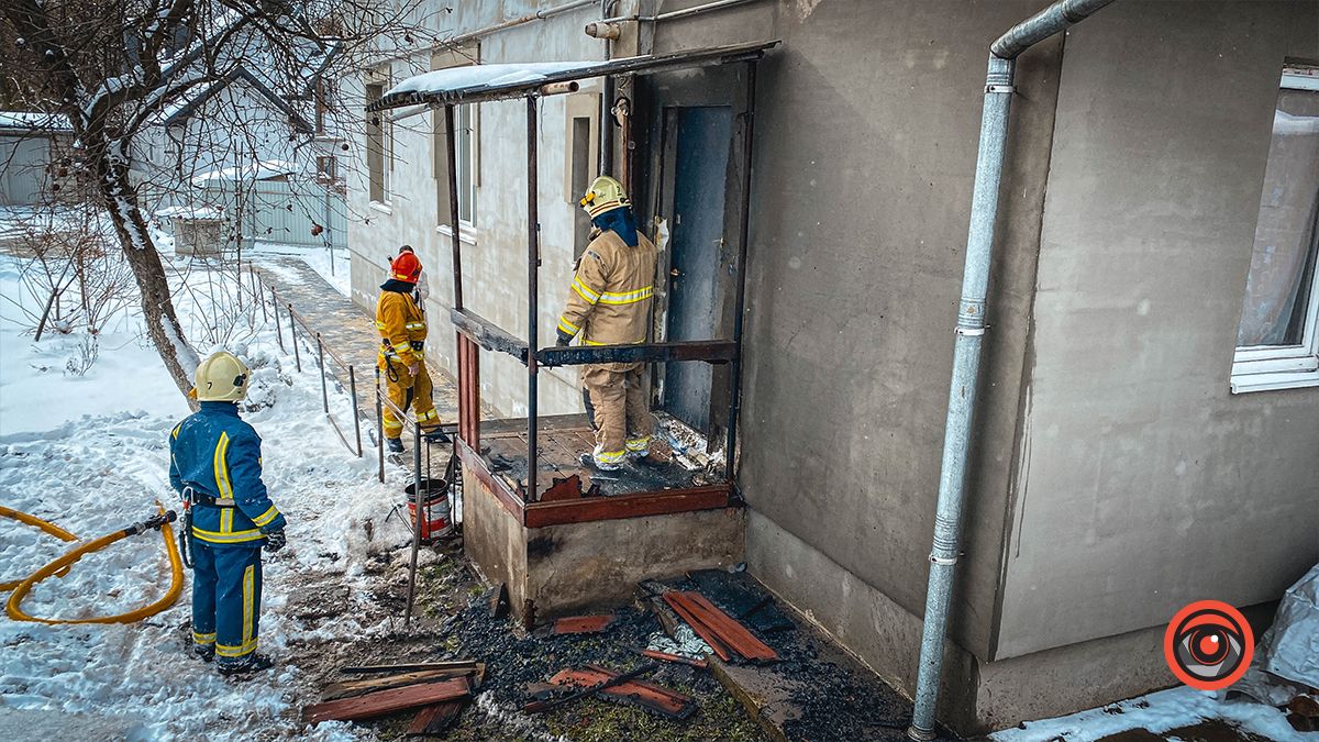 Недільна пожежа у Коломиї на вулиці Хмельницького