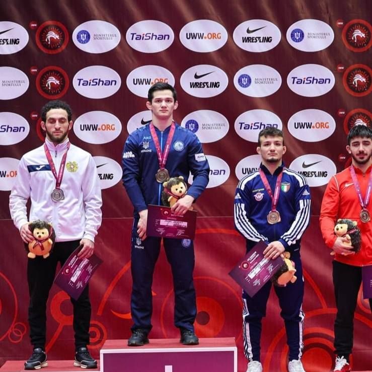 Андрій Джелепа з Коломийщини став чемпіоном Європи з вільної боротьби 1