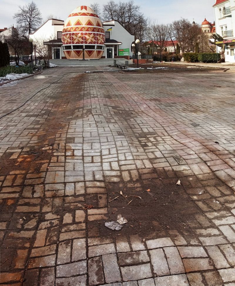 Фото після демонтажу автодрому, зима 2022 рок