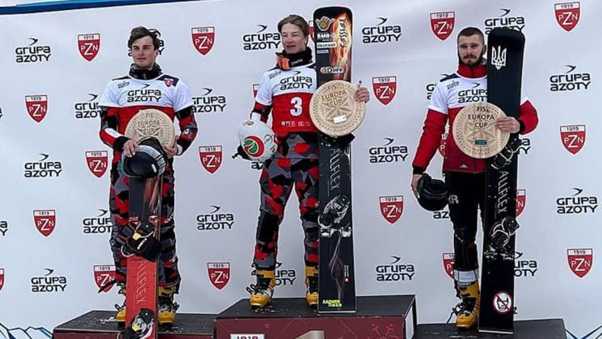Сноубордист з Верховинщини отримав бронзу на Кубку Європи 1