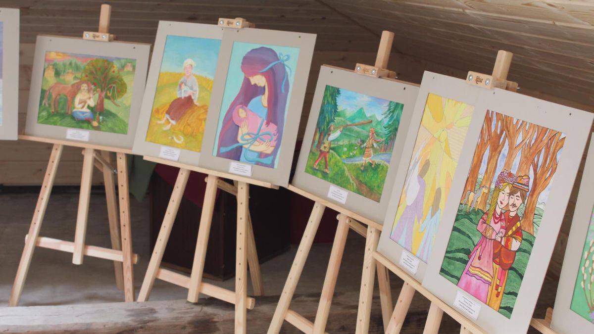 "Творчість Ярослава Пстрака очима дітей": у Коломиї презентували виставку 6