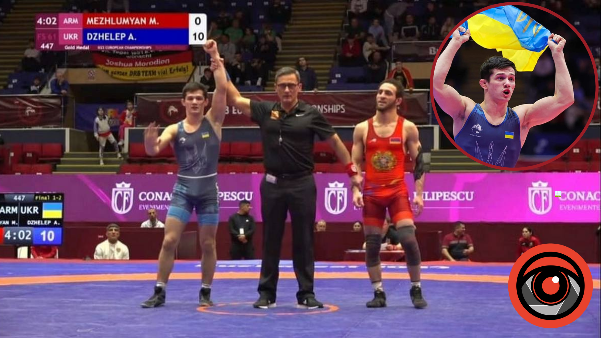 Андрій Джелепа з Коломийщини став чемпіоном Європи з вільної боротьби