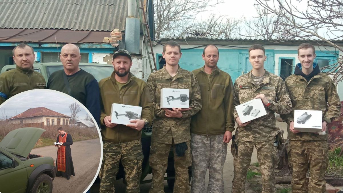З Гвіздецької громади передали авто та квадрокоптери для військових