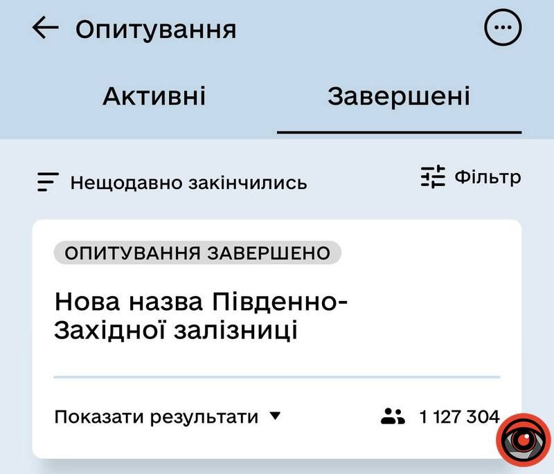 Яку назву носитиме Південно-Західна залізниця? 1