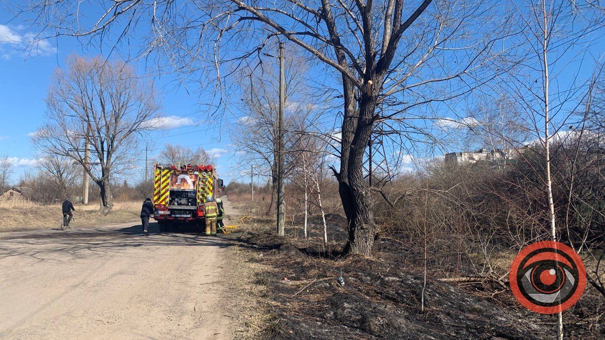 Почалося: у Коломиї горіла суха трава 4