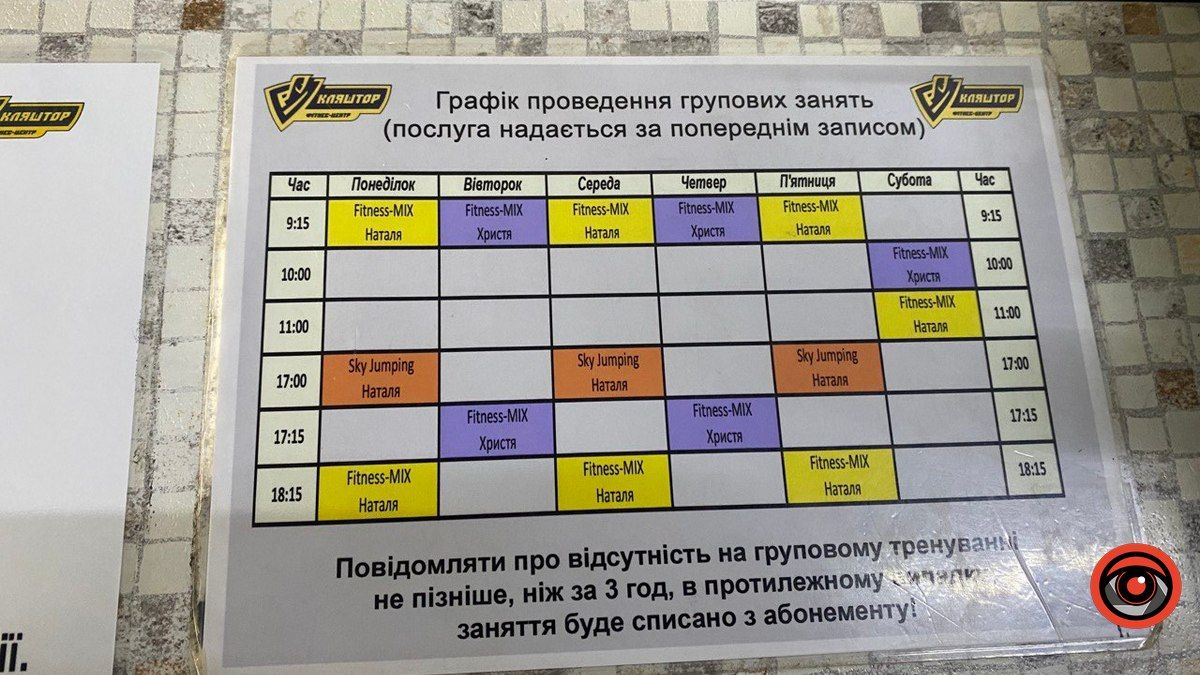 Які у Коломиї ціни на абонемент у спортзал? 18