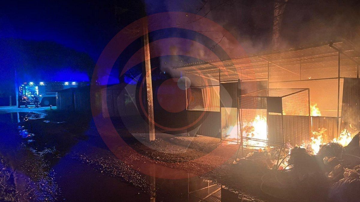 У Коломиї палали контейнери зі сміттям