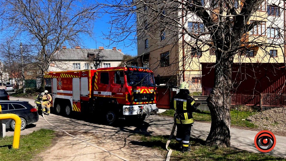 У Коломиї горіло дерево