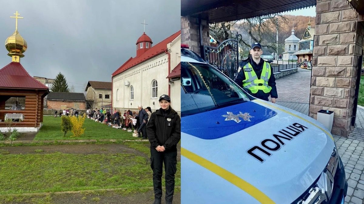 Прикарпатські правоохоронці вітають зі святом Великодня 1
