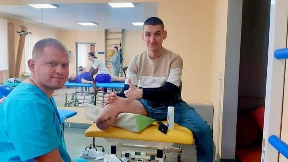 На Прикарпатті провели перше протезування військовому в клініці 1