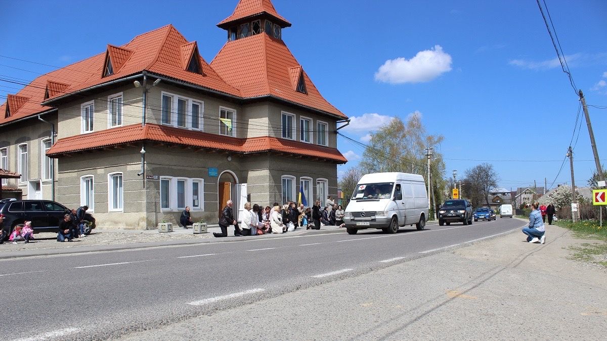 У Делятині зустріли полеглого воїна Валерія Гончарова 1