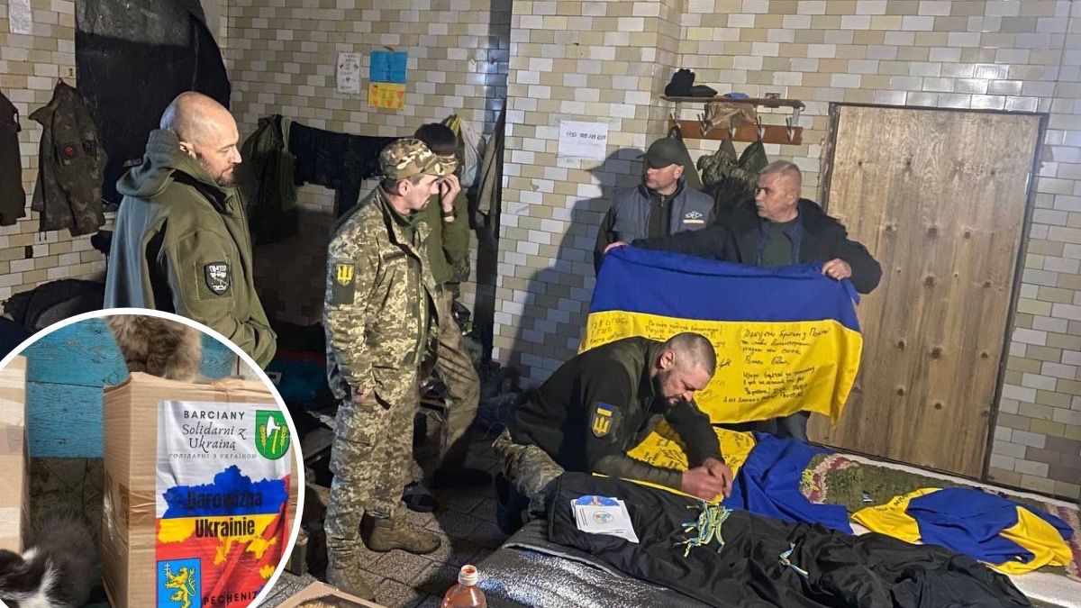 Волонтери відвідали захисників з Коломийщини та передали їм великодні дарунки